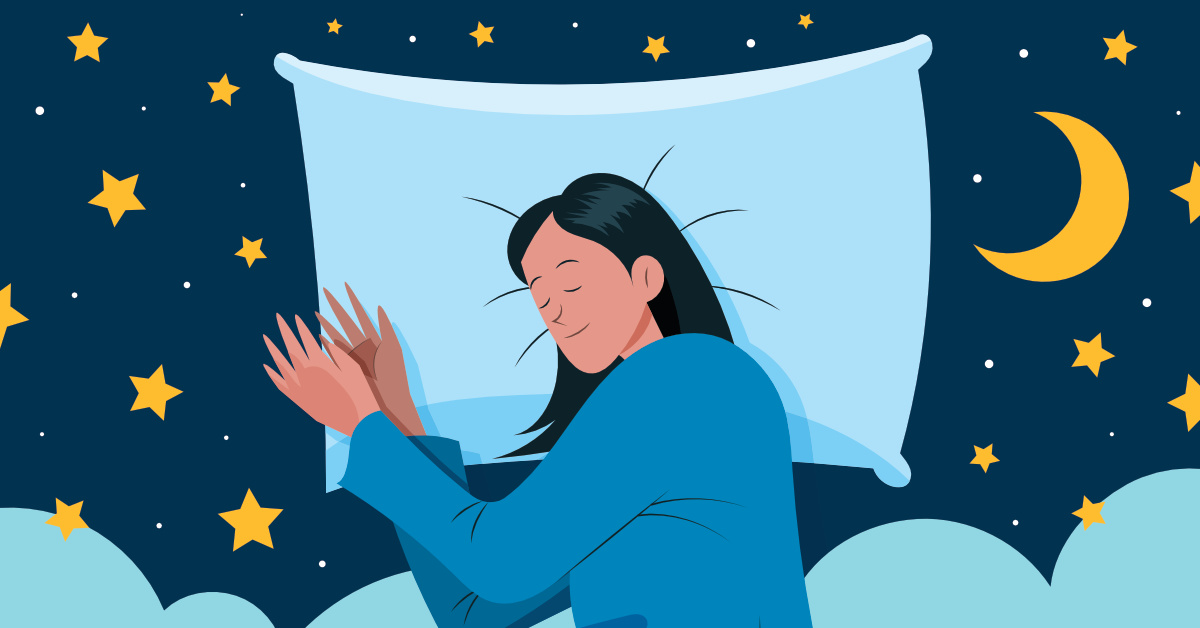 Proper Pillow Position Illustration