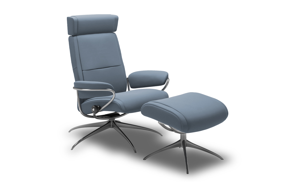Stressless® Paris Chair & Ottoman