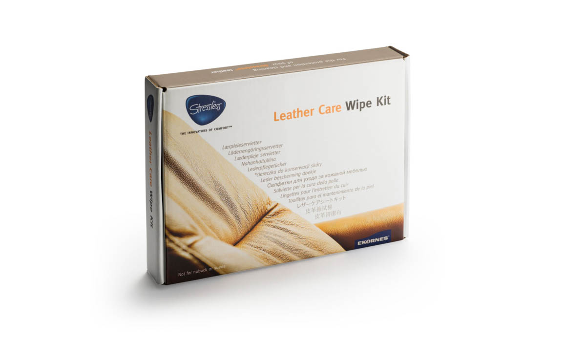 Stressless® Leather Care Wipe Kit